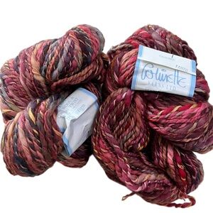 2 Skeins COLINETTE Yarns Ltd Prism Hand dyed Wool Cotton Twist Chunky Earth